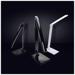 Lampă LED de masă dimabilă cu conector USB LED/12W/230V neagră Brilagi