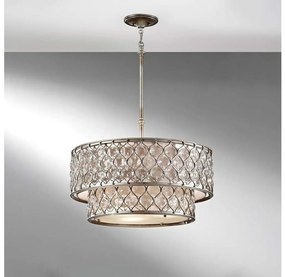 Lustră pe tijă Feiss FE-LUCIA-P-E-2TR LUCIA 6xE27/60W/230V