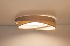 Plafonieră LED dimabilă SM. GALAXY M. LED/24W/230V Ø 55 cm bej/alb + telecomandă
