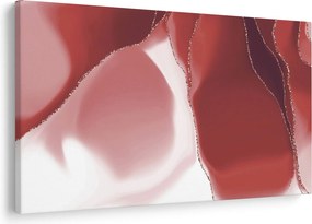 Tablou - Floare abstractă roșie N⁰3 (90x60 cm)