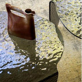 Masuta de Cafea Design LUX, Sticla, Arturo 121x31cm