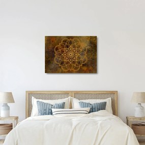 Tablou pe sticlă - Mandala bucuriei (70x50 cm)