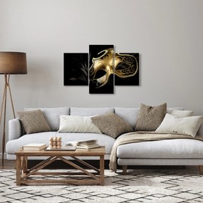 Tablou masca aurie (90x60 cm)