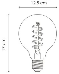 Bec LED dimabil VINTAGE EDISON G125 E27/4W/230V 2200K