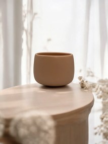 Pahar cafea NOVUM Margo Cappucino 330ml Flat White, Latte (Maro deschis Cacao cu Lapte)