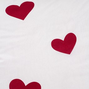 Lenjerie de pat din bumbac 4Home Red Hearts , 140x 220 cm, 70 x 90 cm, 140 x 220 cm, 70 x 90 cm