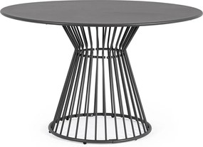 Masă de grădină rotundă din oțel ø 120 cm Austin – Bizzotto