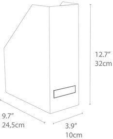 Organizator pentru documente Bigso Box of Sweden Viktoria, gri închis