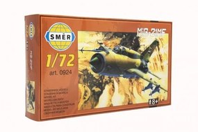 Model MiG-21 MF 1:72 15x21.8cm într-o cutie de 25x14.5x4.5cm