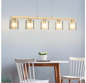 Eglo 901292 - Lustru suspendat pe cablu CASTRALVO 5xE27/28W/230V