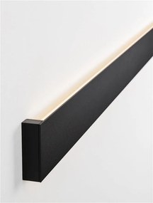 Aplica exterior neagra liniara 120cm IP65 LED METRIC