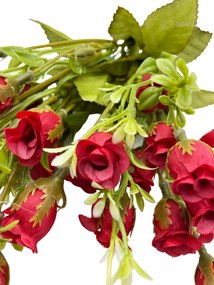 Trandafiri rosii artificiali, Gail, 30cm