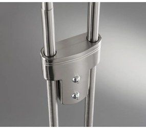 Lampadar argintiu LED cu intensitate reglabilă (înălțime 150 cm) Dent – Fischer &amp; Honsel