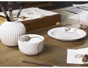 Cană din porțelan Kähler Design Hammershøi Poppy, 330 ml, alb