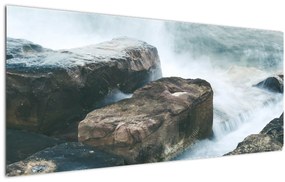 Tablou - puterea apei (120x50 cm), în 40 de alte dimensiuni noi