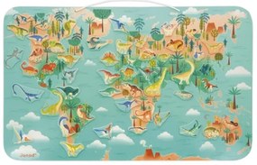 Janod - Hartă magnetică dinozauri