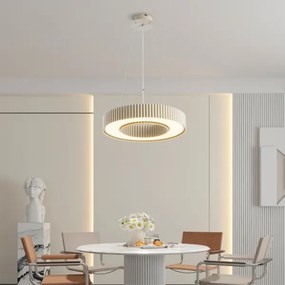 BRILAGI - Lustră LED LUMIX, cu dimmer, LED/48W/230V 3000-6000K, bej Ø 50 cm + telecomandă