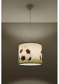Lustră pe cablu pentru copii Sollux SL.1428 FOOTBALL 1xE27/15W/230V d. 30 cm