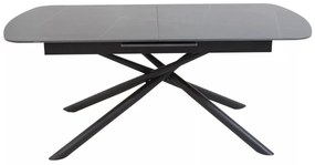 Masa extensibila Vector neagra L160(200)x90 cm