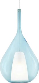 Lustra, Pendul din sticla KALIQUE-3 SP1 D28 AZZURRO