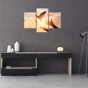 Tablou - Porumbițo, zboară! (90x60 cm)