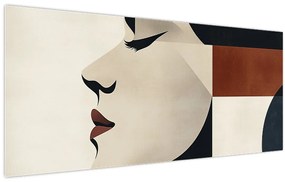 Tablou - Femeie din profil (120x50 cm)