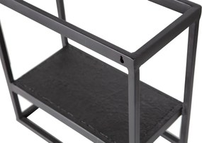 Raft metalic CASTO 40x40 cm, negru