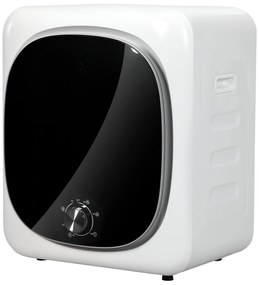 HOMCOM Uscător de rufe cu evacuare electric 800 W 4 Kg cu 5 moduri de uscare, cuva din oțel inoxidabil, încărcare frontală | Aosom Romania