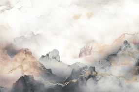 Tablou - Munte abstracție cu textura de marmură (90x60 cm)