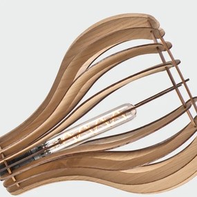 Lustră pe cablu TUCCI 1xE27/60W/230V stejar