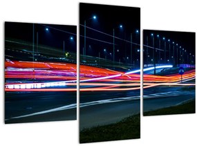 Tabloul orașului nocturn (90x60 cm)