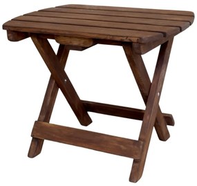 Măsuță laterală pliabilă, din lemn, H40 cm