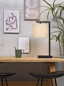 Veioza, Lampa de masa moderna Boston negru/ in deschis
