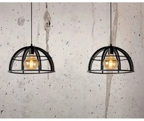 Lucide 76464/02/30 - Lustră pe cablu DIKRA 2xE27/60W/230V