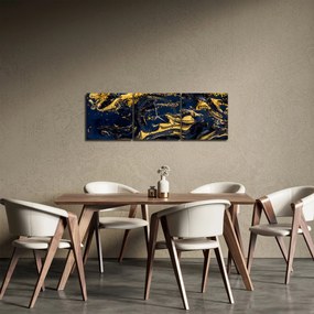 Tablou abstracției (cu ceas) (90x30 cm)