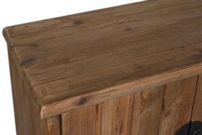 Comoda TV, natur, din lemn reciclat, Haven