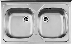 Chiuveta inox Alveus Compact 20 Satin 80x50 cm