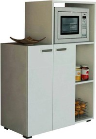 Dulap bucatarie PARS, alb, PAL melaminat, 90x42x124 cm