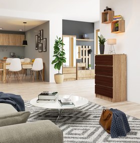 Comodă Kadir TYP2 (stejar sonoma + wenge). 1069023