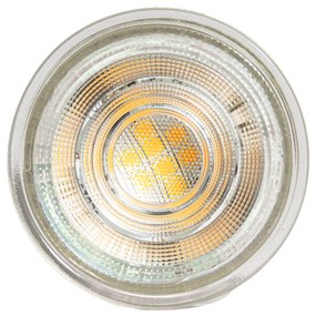 Set de 5 becuri LED GU10 de 50 mm, reglabile, clare, 4,9 W, 450 lm, 2700 K
