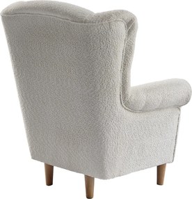 Fotoliu, textil crem Coral, CHARLOT
