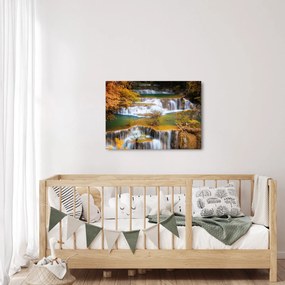 Tablou - Cascada Huay Mae Khamin, Thailanda (70x50 cm)