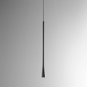 Lustra suspendata, Pendul LED slim DAFNE H-60cm alb, negru sau auriu