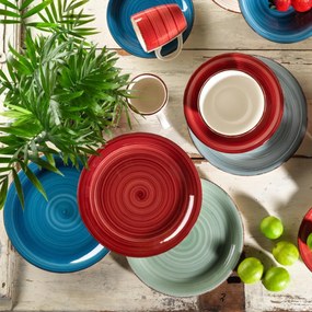 Mäser Set of 6 shallow plates Bel Tempo 27 cm,green