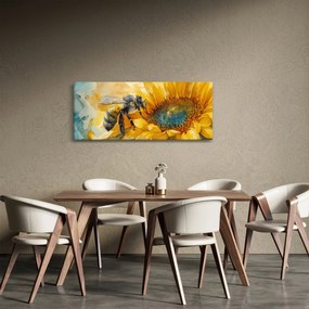 Tablou - Albină, acuarelă (120x50 cm)
