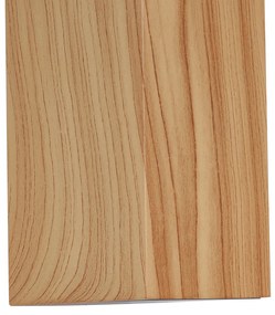 Lampă de perete scandinavă din lemn cu 2 lumini GU10 70mm IP54 - Baleno