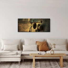 Tablou - Căști de avion de epocă (120x50 cm)