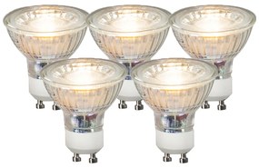 Set 5 becuri LED GU10 COB 3.5W 330 lm 3000K