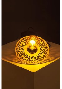 Lustră pe cablu FALCO 1xE27/60W/230V d. 20 cm bej