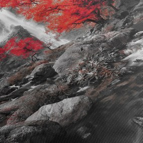 Tablou - Cascade în peisajul de toamnă (90x60 cm)